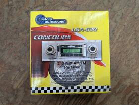 Cam-fa-630 Custom Autosound Usa-630 Radio 1964-65 Ford Falcon