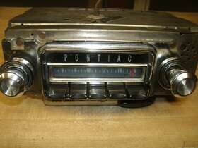 7293502 Delco 1966 Gto Serviced Am Push Button Radio
