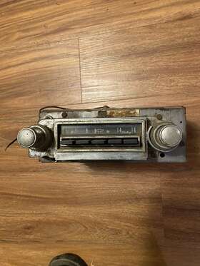Delco 76psi-2972 1963 64 Chevy Impala Belair Am Radio With Hardware