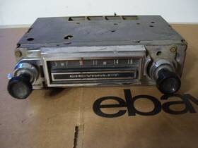 985672 Delco 64 65 66 Chevy Truck Radio Good Working 1964 1965 1966 With Knobs Nice