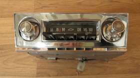 986116 Delco 1966 1967 Chevy Corvair Am Radio Push Button Nice Condition