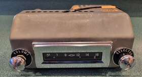 987088 Delco 1955-1956 Chevy Bel Air Am Radio Oem Chevrolet With Knob Control - Tested