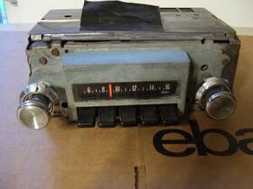 1060403 Delco Gm Pontiac 71 1971 Tempest Gto Radio Good Working 69 70 12apb1
