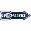 F-150 F-250 Ford Service Collectible Metal Sign New Display Embossed Letters Arrow Garage Gas Workshop