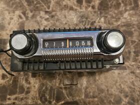 Fomoco D4ta-18810 Ford Aeronutronic 7c-d4ta-18810 Original Am Radio Knobs Plate Wires Nice