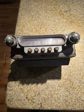 Fomoco Obf-398541 Vintage 1949 1950 Original Ford Deluxe Obf Radio