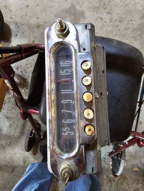 252262 Ford Antique Vintage Fomoco Am Radio Used By Cars In The Mid-50s