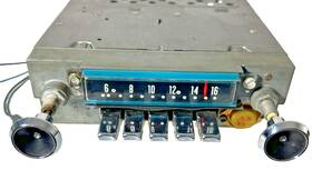 Ford 448518 Vintage Push Button Am Radio Oem Dash 3tmf Untested