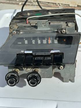 Ford C919a241 1969 69 1970 Galaxie Country Squire Custom Ltd Am/fm Car Radio Bendix