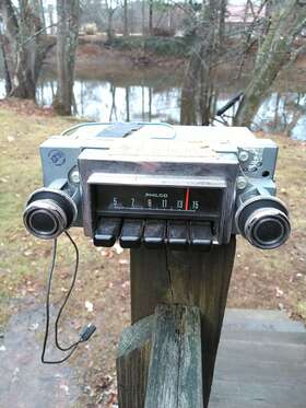 Ed-d10a-18806-aa Ford D10a-18806-aa Philco Am Radio Estate Find Tested And Works