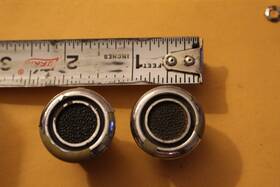 D1aa-12822-aa Ford Two Vintage Automobile Plastic Radio Knobs-ford