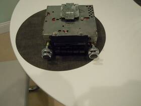 E4af-13a241aa Ford Vintage Am/fm Push Button Car Radio 12v