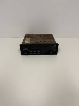 F47f-19b159-ca Ford Vintage Motors Car Truck In Dash Push Button Clock Radio