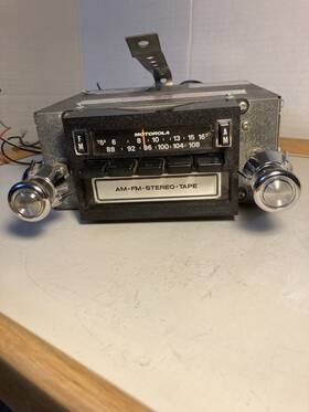 Vtg74-81 Ford Ftp11 Aeronutronic Am/fm Stereo 8-track Tape Player Mod#ftp11 Untested