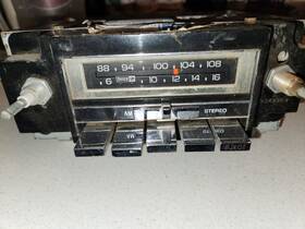 80bfmt2 Gm Chevrolet 1978 B Body Car Am Fm 8 Track Push Button Radio Impala Others Untested As Is