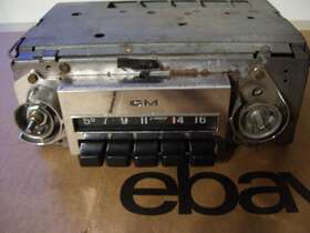 11tpb1 Gm - Chey Delco 71 1971 Chevy Truck Radio Gmc Fits 67 68 69 70 72 Good Working