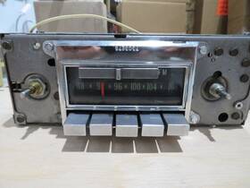 11vfp1 Gm Delco 1971 68-71 C3 Corvette Am/fm Mono Radio With Knobs And Amp Prof Restored