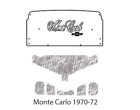 7072m-cutc-m-019 Gma Qride Chevy Monte Carlo Under Trunk Cover With