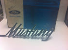 C9zb16098a Hotrd Ford Hotrod Lincoln 1969-1973 Black Emblem Fomoco Fender Mustang Mercury Pt Nos Chrome