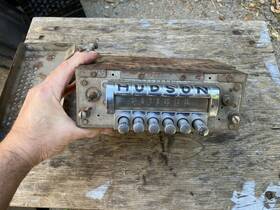 6mh889 Hudson Car Truck Tube Radio 1947-48 Db48 Zenith For Parts Or Restore
