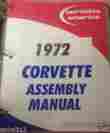 J8694 Corvette 1972 Owners Manual And Assembly America
