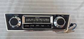 65-212 Medallion Vintage Am/fm Radio Solid State Car Stereo Model 12v/6v Japan