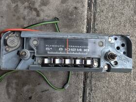 038473 Mopar Vintage 1966-67 Plymouth Belvedere Satellite Gtx Nos Am Radio Model 230