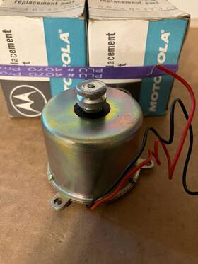 Motorola 40547j02 Cassette 8 Track Motor 59 60s 70s Mopar