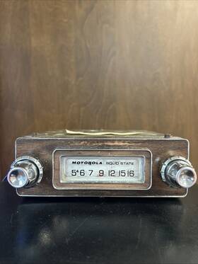 Tm336m Motorola Tm328m Vintage Solid State 12 Volt Radio Original 1970 Universal Usa