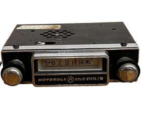 Tm332m Motorola Vintage Am Car Radio Stereo Solid State Head Unit Knobs Untested #r11