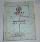 Adk580 Motors Mgtf Mg Mgtd Original Workshop Manual