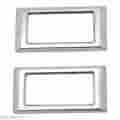 Ms275-36p Eddie Motorsports 1968 Camaro Billet Marker Bezels Polished Made In U.s.a