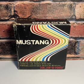 Mustang Mcr-5600 Vintage Am/fm/mpx Radio Cassette Car Stereo S