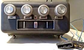 7301703 Oldsmobile Vtg 1967 Factory 8 Track Under Dash With Housing Model Untested