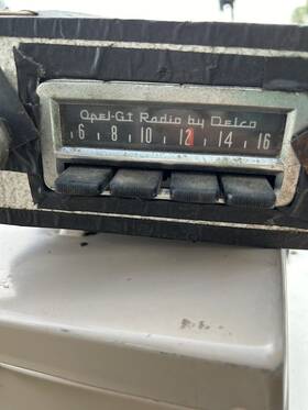 04ppb1 Opel Delco Early 1970s Gt Am Radio Kadett Original Oem