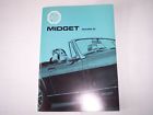 Akd8640 Original Handbook Owners Nos Rare Mk3 Mg Midget