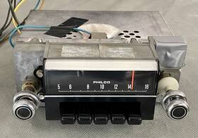 Philco D0za Working 1970 70 1969 Ford Mustang Shelby Cougar Am Car Radio With Knobs Nice