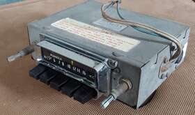 Sr-206 Pianola Original Model In-dash Car Radio Bc And Kc Bands Made In Japan
