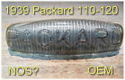 Rare Nos Silver Center 1938-1939 Glass 110 Oem Brake Lens Packard