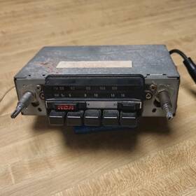 12r651 Rca Vintage Car Radio Model Am/fm 1970s 80s Push Button Untested