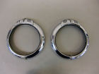 5931851 Rims Headlight Convertible Deluxe Buick Rings Sedan Coupe Chevy Gm Bezels 1941 Pair Headlamp Original Trim
