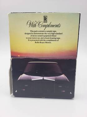 Rolls-royce Csp-20206 1985 Inch With Compliments Stereo Cassette Set Csp 20206 Silver Spur