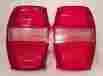 2210 Sae-std-br Glo-brite Globrite Ford 1968 Tail Light Lamp Lenses Pair Sae-std Br 68 Tmc