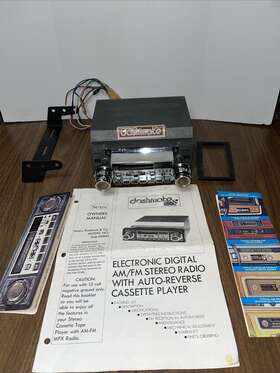 446.50900 Sears Vtg Dashmate Electronic Digital Am/fm Stereo Radio Cassette Player 446.509