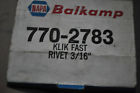770-2783 Size 200 Napa 9-1110 Balkamp 16 Rivet Large Steel 3 Tubular
