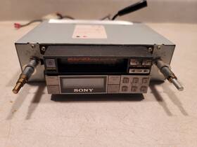 Xr-66 Sony Vintage Am/fm Stereo Cassette Player Car Radio Old School Silver