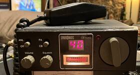 Sparkomatic Cb1040 Cb Radio Mobile With Mic 40 Channels Working