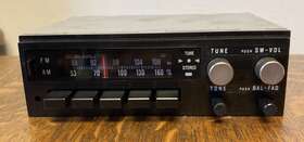 Cr-kf141a Subaru Vintage Car Radio Am / Fm Stereo Model Clean