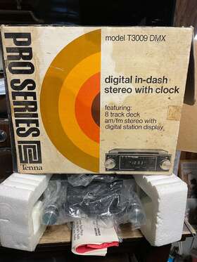 T3009 Tenna Nos 1970s Car Stereo Vintage In Dash Or Under Cassette Am Fm Radio