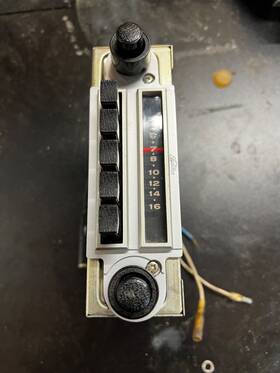 7cn-15t Toshiba 2864010 Datsun Roadster 1600 2000 Radio Stereo Am Fairlady Rare Nice